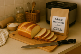 Briofine Brioche Mix 1 kg - Luxe en smaakvolle mix voor het bakken van brioche