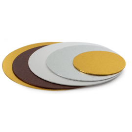 Cake Board Rond Goud 25 cm (10)