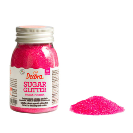 Glitter Suiker Rose 100 gram