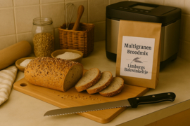 Multigranen Broodmix 1 kg  – Voor een rijk gevuld en voedzaam meergranenbrood