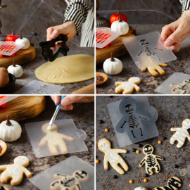 Uitsteker Skelet Met Stencil