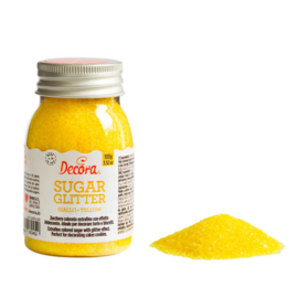 Gltter Suiker Geel 100 gram