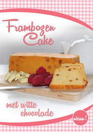 Frambozen Cake-Mix Met Witte Chocolade Stukjes 800 gram