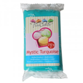 FUNCAKES ROLFONDANT MYSTIC TURQUOISE 250 GRAM