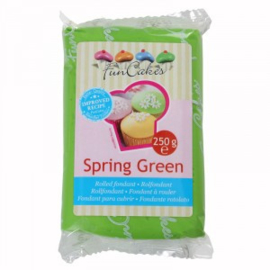 FUNCAKES ROLFONDANT SPRING GREEN 250 gram