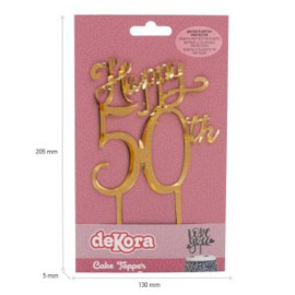 Cake Topper 50 Jaar