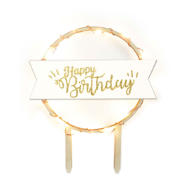 Cake Topper Led Happy Birthday