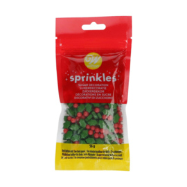 Wilton Holly Leaf 3D Sprinkle Mix 56 g