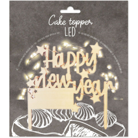 Cake topper LED Happy New Year