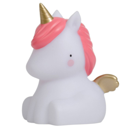 CAKE TOPPER LITTLE LIGHT UNICORN GOLD