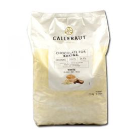 Callebaut Bakvaste Chocolade Druppels L Wit (2,5KG)