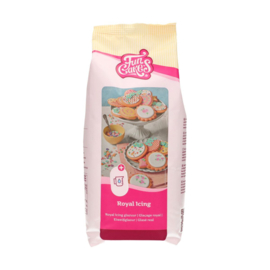 FunCakes Mix voor Royal Icing 450 g - Ideaal voor het versieren van koekjes en taarten