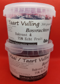 Taart en Vlaai Vulling Aardbeien 500 gram