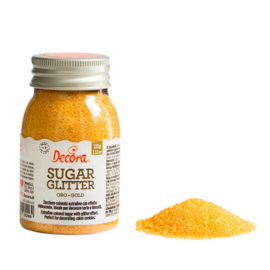 Glitter Suiker Goud 100 gram