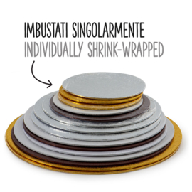 Cake Board Rond Goud 25 cm (10)