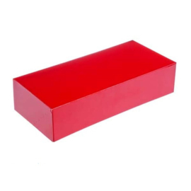 Stollen - Gebaksdoos Rood 34x16x8