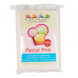 FUNCAKES ROLFONDANT PASTEL PINK 250 gram