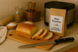 Mais Broodmix 1 kg - Voor een kruidig, kleurrijk en krokant maïsbrood
