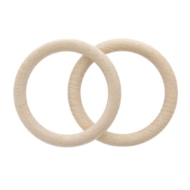 houten ringen 10 cm (set van 2)