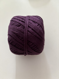 Katoen haakgaren/borduurdraad aubergine