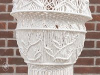 garden summer macramé lamp