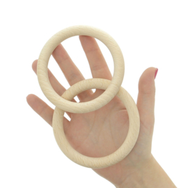 houten ringen 10 cm (set van 2)