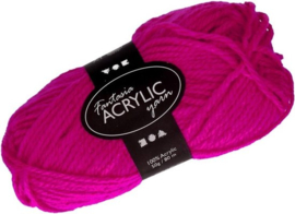 Fantasia acrylgaren neon rose