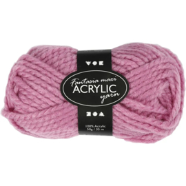 Fantasia acrylgaren rose