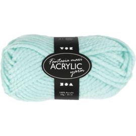 Fantasia acrylgaren mint green