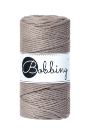 bobbiny macramé triple twist coffee 3 mm