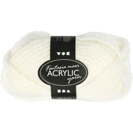 Fantasia acrylgaren off-white