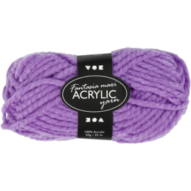 Fantasia acrylgaren purple