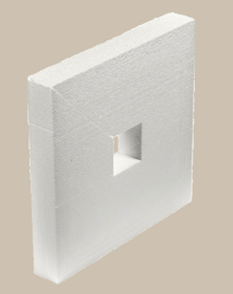 Styrofoam vierkant 32,5 x 32,5 x 5