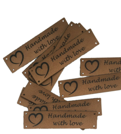 Corinera label Handmade with love
