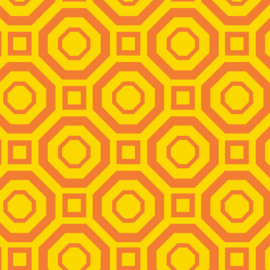 Camelot Fabrics Lemon Polygon