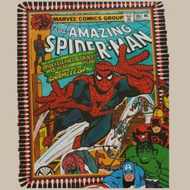 Spiderman fleece deken