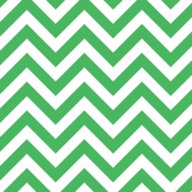 Camelot Fabrics  Vibrant Green Chevron