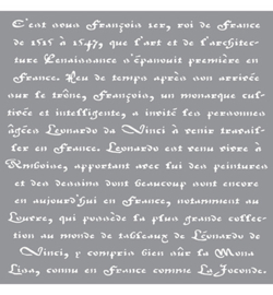 Sjabloon old French script