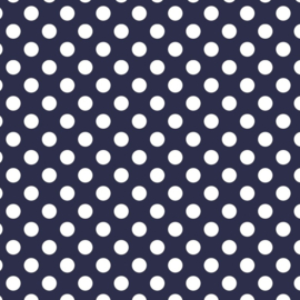 Camelot Fabrics Navy Dots