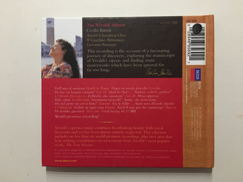 Cecilia bartoli vivaldi album Cecilia bartoli vivaldi album