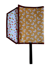 Vlinder in bloemenweide