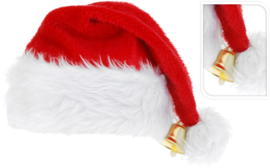 Kerstmuts luxe met bel  KM5400