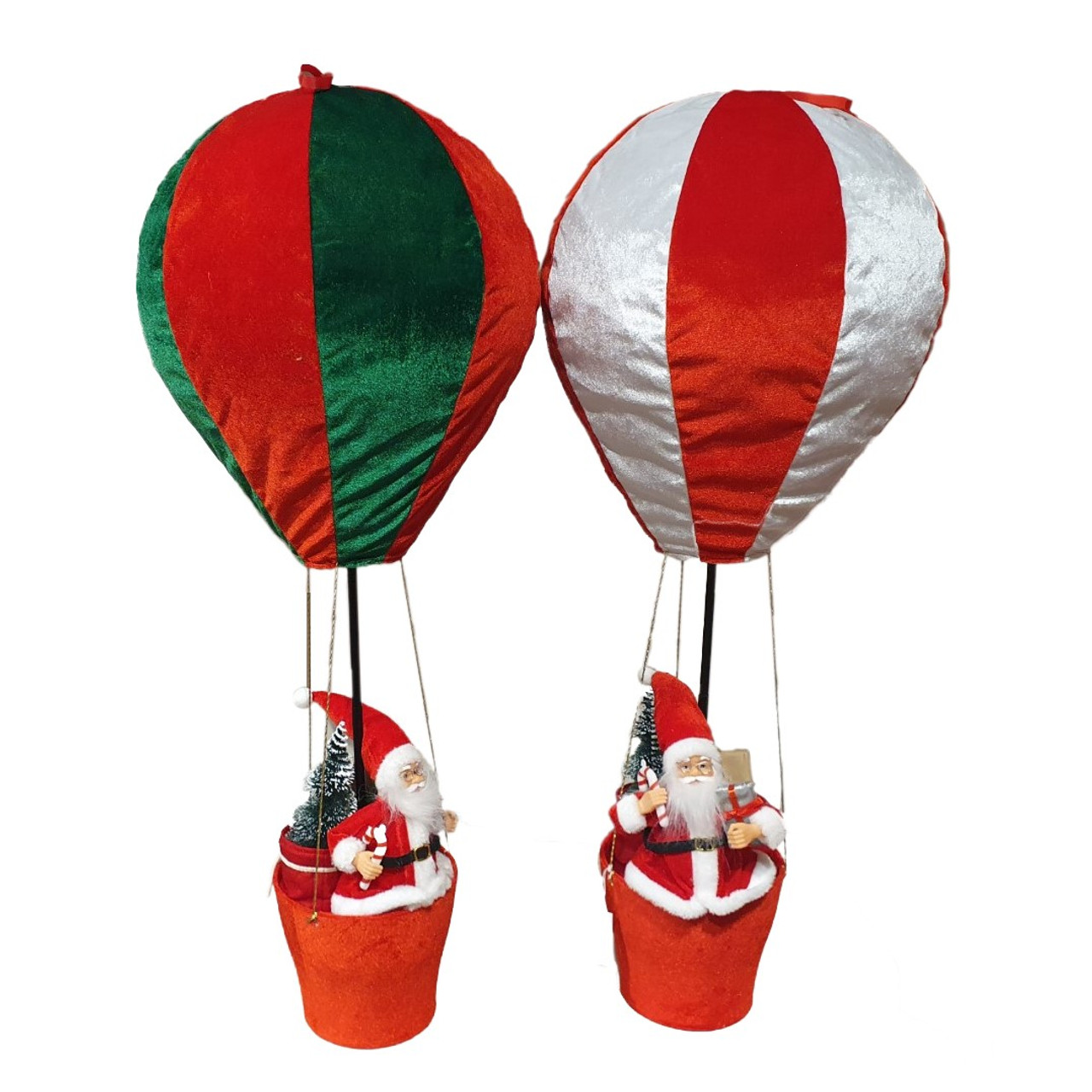 Ballon met Kerstman - Staand of Hangend - H=92cm - 2ass  KD4000