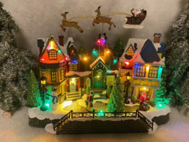 Huis - Ledverlichting - Vliegende Slee - L40cm  KH6000