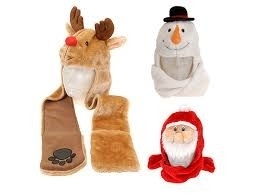 Kerstmuts met handwarmers 90cm  KM8500