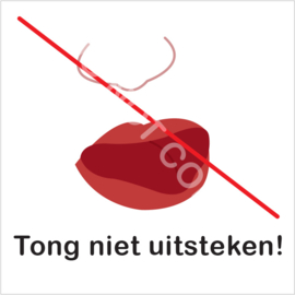 BASIC - Tong niet uitsteken!