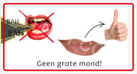 Geen grote mond! (HR) T/V