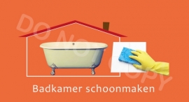 Badkamer schoonmaken - T/V