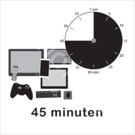 ZW/W - Beeldschermtijd 45 min.