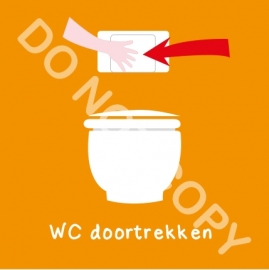 WC doortrekken (K)